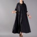 Luxury black Coats oversize hooded fashion trench coat Fine baggy Winter coat