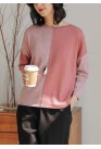 For Work pink tops o neck plus size clothing fall sweaters