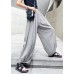 Thin large size casual Harlan bloomers women high waist radish wide leg pants